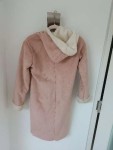 Vorschaubild 2 von Felljacke Mantel Blumenstickerei Rosa Gr. 34/XS