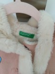 Vorschaubild 3 von Felljacke Mantel Blumenstickerei Rosa Gr. 34/XS