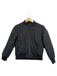 Vorschaubild 4 von Bomberjacke Kinder Gr. 140 Schwarz Polyester Schriftzug Urban Freizeit