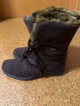 Vorschaubild 2 von Damen Winterstiefel Schneestiefel Gr. 38 Braun gefüttert Fell