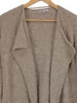 Vorschaubild 2 von Strickjacke Damen Beige Gr. 36/S Wolle Alpaka Langarm Casual