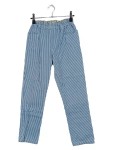 Vorschaubild 1 von Hose Mädchen Gr. 146 Blau Weiß Gestreift Baumwolle