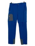 Vorschaubild 1 von Zip-Off Wanderhose Herren Outdoor Trekking Polyester Blau Gr. W32/48/M