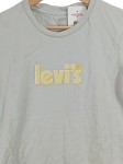 Vorschaubild 3 von Damen T-Shirt Logo Print Grau Gr. S 36 Baumwolle Casual Freizeit