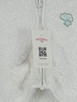 Vorschaubild 2 von Fleecejacke Baby Gr. 62 weiß Kapuze mit Ohren Teddyfleece