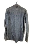 Vorschaubild 3 von Jeanshemd Western Slim Fit Herren Denim Hemd Blau Gr. XL