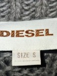 Vorschaubild 4 von Pullover Damen Grau Gr. 36/S Wolle Zopfstrickmuster Casual Kurzarm