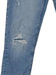 Vorschaubild 5 von Ripped Jeans Kinder Blau Gr. 164 Baumwolle Uni Casual 33 cm Knopf 70 cm L28
