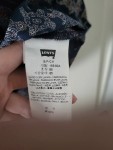 Vorschaubild 4 von Damen Bluse Bohemian Paisley Muster Blau Baumwolle Gr. S/36