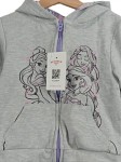 Vorschaubild 4 von Princess Mädchen Kapuzenjacke Hoodie Gr. 92 Grau Prinzessinnen
