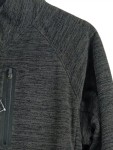 Vorschaubild 2 von Fleecejacke Herren Grau Gr. 48/M Polyester Meliert Outdoor