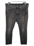 Vorschaubild 1 von Herren Straight Leg Jeans Grau W36 L31 Baumwolle Casual Alltag