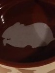 Vorschaubild 3 von Keramiknapf Meerschweinchen Futternapf Braun Beige 300ml