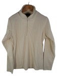 Vorschaubild 1 von Fleecepullover Damen Beige Gr. 36/S Polyester Uni Sportlich Langarm