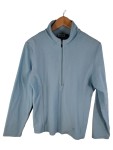 Vorschaubild 1 von Damen Fleecepullover Gr. 38 Blau Outdoor Sport Langarm Reißverschluss