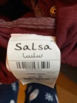 Vorschaubild 3 von Jeanskleid Damen Rot Gr. 36/S Baumwolle Elasthan Uni Casual