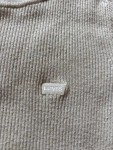 Vorschaubild 3 von Damen Pullover Stehkragen Rippstrick Beige Gr. L