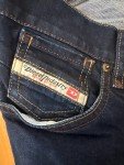 Vorschaubild 3 von Jeans Slim Fit Damen Gr. W28/36/S Blau Baumwolle Uni Casual Logo Knopf