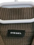 Vorschaubild 6 von Strickjacke Herren Gr. 50/M Oliv Baumwolle Uni Langarm Casual