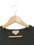 Vorschaubild 4 von T-Shirt Herren Grün Gr. 50/M Baumwolle Meliert Basic Kurzarm