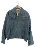 Vorschaubild 1 von Jeansjacke Herren Blau Vintage L 52 Baumwolle Freizeit