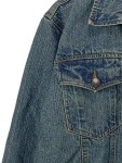 Vorschaubild 3 von Jeansjacke Herren Blau Vintage L 52 Baumwolle Freizeit
