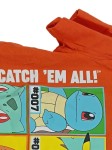Vorschaubild 3 von Fanshirt Kinder Gr. 128 Orange Pikachu Glumanda Schiggy Bisasam