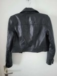 Vorschaubild 6 von Damen Lederjacke Schwarz Gr. S/36 Cropped Vintage Style Echtleder