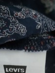 Vorschaubild 5 von Damen Bluse Bohemian Paisley Muster Blau Baumwolle Gr. S/36