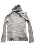 Vorschaubild 3 von Strickjacke Herren Beige Gr. 52/L Baumwolle Rippstrick Casual Langarm