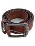 Vorschaubild 1 von Gürtel Ledergürtel Braun Gr. 90 Strukturmuster Casual Freizeit 3 cm 90 cm