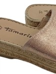 Vorschaubild 3 von Damen Espadrille Leder Plateau Roségold Gr. 37