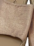 Vorschaubild 4 von Damen Espadrille Leder Plateau Roségold Gr. 37