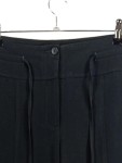 Vorschaubild 3 von Damen Cargohose Schwarz Gr. 42 Wide Leg Stoffhose