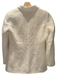 Vorschaubild 2 von Blazer Damen Beige Gr. 38/M Baumwolle Leinen Polyester Uni Klassisch Knopf