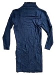 Vorschaubild 2 von Strickkleid Damen Schwarz Gr. 38/M Viskose Uni Basic Alltag Herbst/Winter