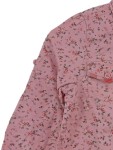 Vorschaubild 3 von Bluse Kinder Gr. 122 Rosa Baumwolle Blumenmuster Casual Langarm Freizeit