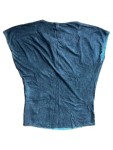 Vorschaubild 2 von T-Shirt Damen Gr. 34/XS Grün Baumwolle Uni Casual Kurzarm Freizeit