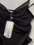 Vorschaubild 4 von Body Damen Gr. 38/M Schwarz Mesh-Einsätze Spaghettiträger NEU