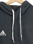 Vorschaubild 2 von Kapuzenpullover Herren Schwarz Gr. 52/L Baumwolle Polyester Logo-Print