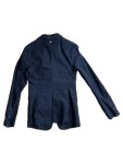 Vorschaubild 3 von Jeansjacke Damen Gr. 38/M Schwarz Baumwolle Uni Casual Langarm