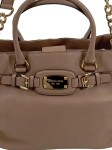 Vorschaubild 2 von Hamilton Henkeltasche Leder Beige Damen Handtasche Gold