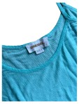 Vorschaubild 2 von Sommerkleid Damen Gr. 36/S Türkis Viskose Uni Basic Frühjahr/Sommer