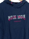 Vorschaubild 2 von Hoodie Damen Gr. 42 Blau Moin Moin 3/4 Arm Kapuzenpullover