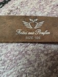 Vorschaubild 2 von Damen Ledergürtel Nieten Braun Gr. 105 Vintage-Look
