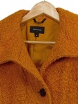 Vorschaubild 2 von , Damen Wollmantel Bouclé Kurzmantel Orange Gr. 36/S Wintermantel