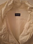 Vorschaubild 5 von Blazer Damen Beige Gr. 44/XXL Baumwolle Polyamid Metallfaser Uni Casual