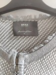 Vorschaubild 4 von Damen Strickjacke Gr. 38 Grau Baumwolle Reißverschluss Cardigan