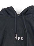 Vorschaubild 2 von Kapuzenpullover Herren Gr. 50/M Schwarz Baumwolle Schriftzug