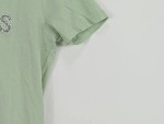 Vorschaubild 3 von Damen T-Shirt Gr. S Mintgrün Strass Logo Pailletten Baumwolle